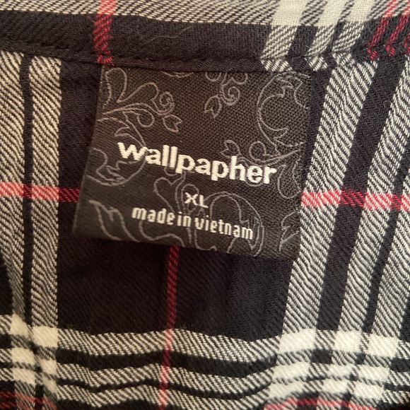 Wallpapher Plaid Tunic Top - Picture 3 of 4